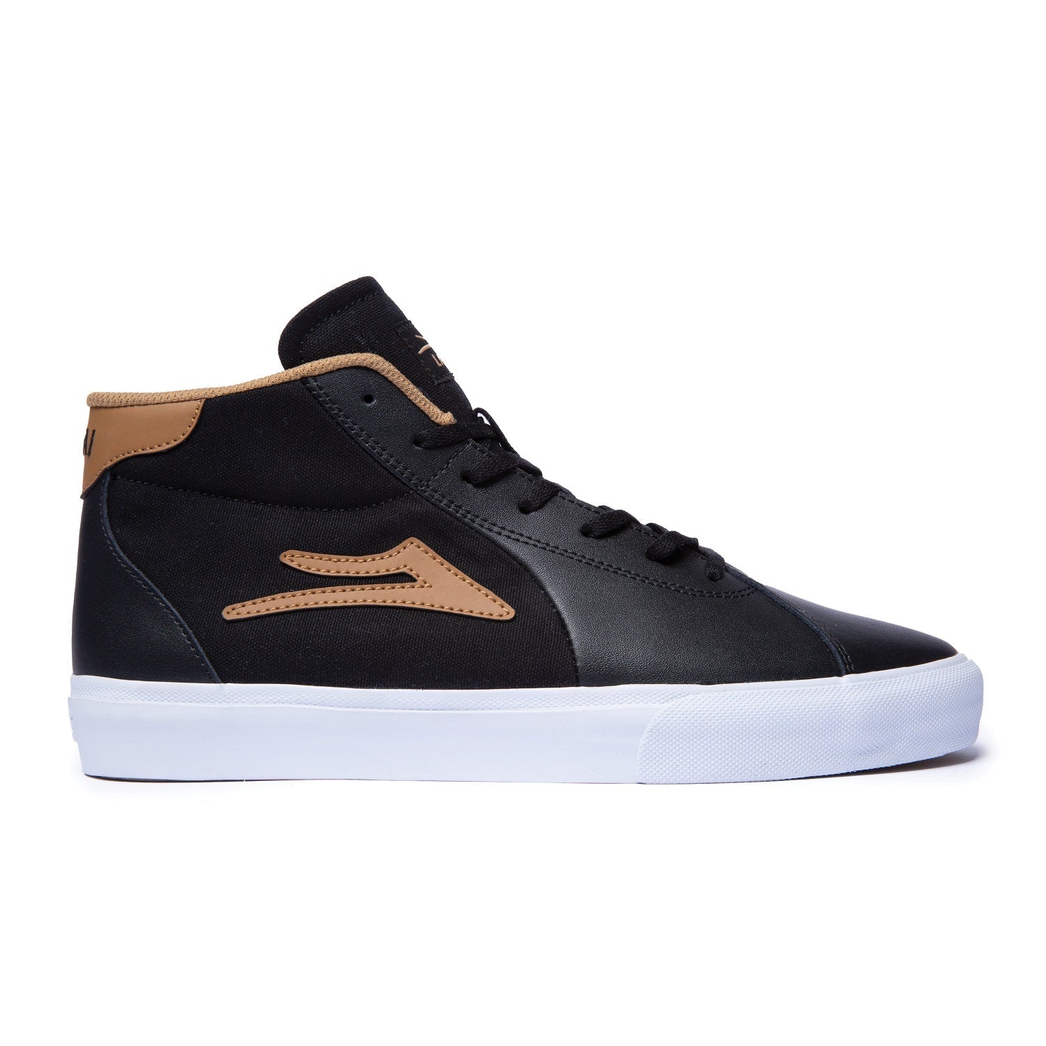 Lakai Shoes Flaco II Mid - Black/Tobacco - Bow Shock Marketplace