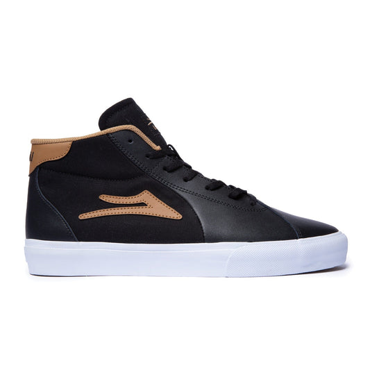 Lakai Shoes Flaco II Mid - Black/Tobacco - Bow Shock Marketplace