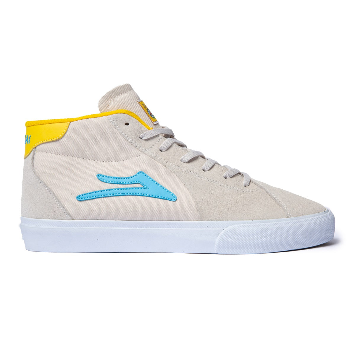 Lakai Shoes Flaco II Mid - Cream Suede - Bow Shock Marketplace