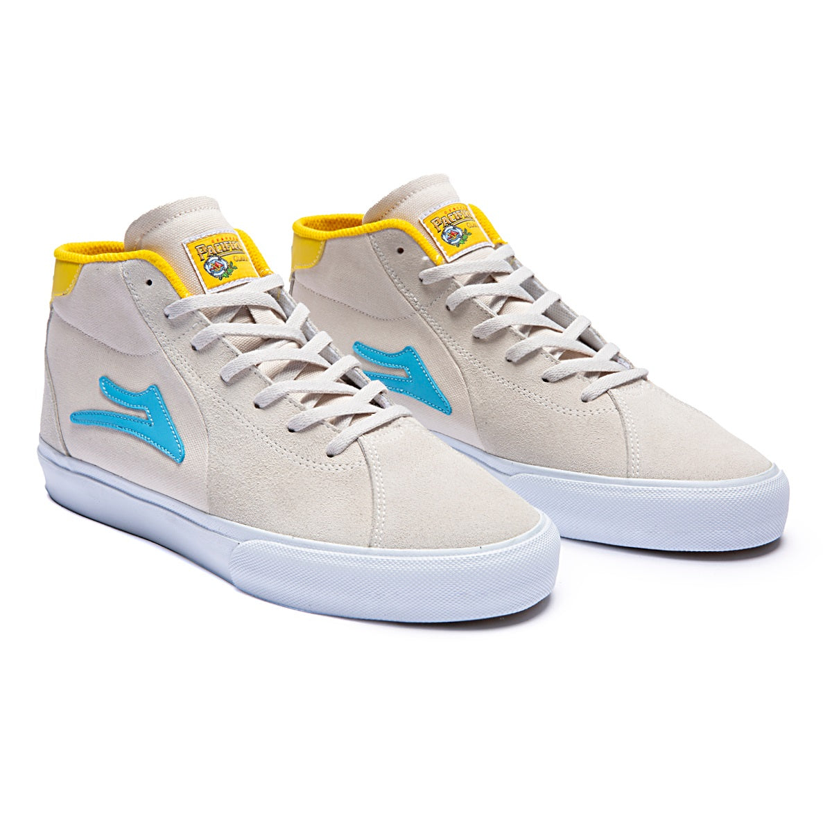 Lakai Shoes Flaco II Mid - Cream Suede - Bow Shock Marketplace