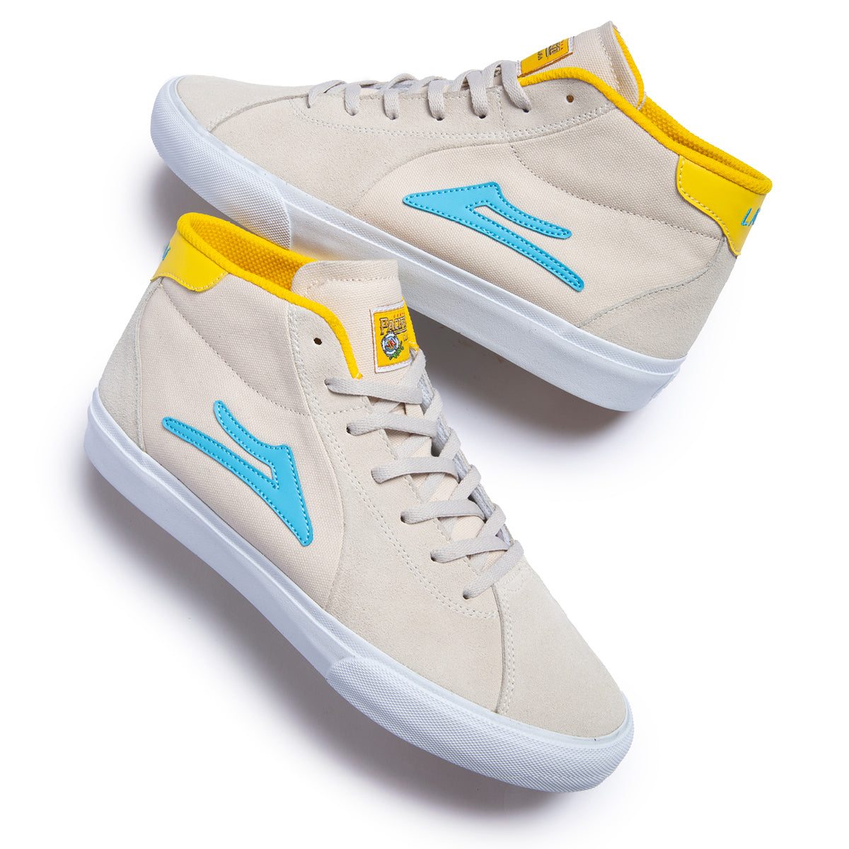 Lakai Shoes Flaco II Mid - Cream Suede - Bow Shock Marketplace