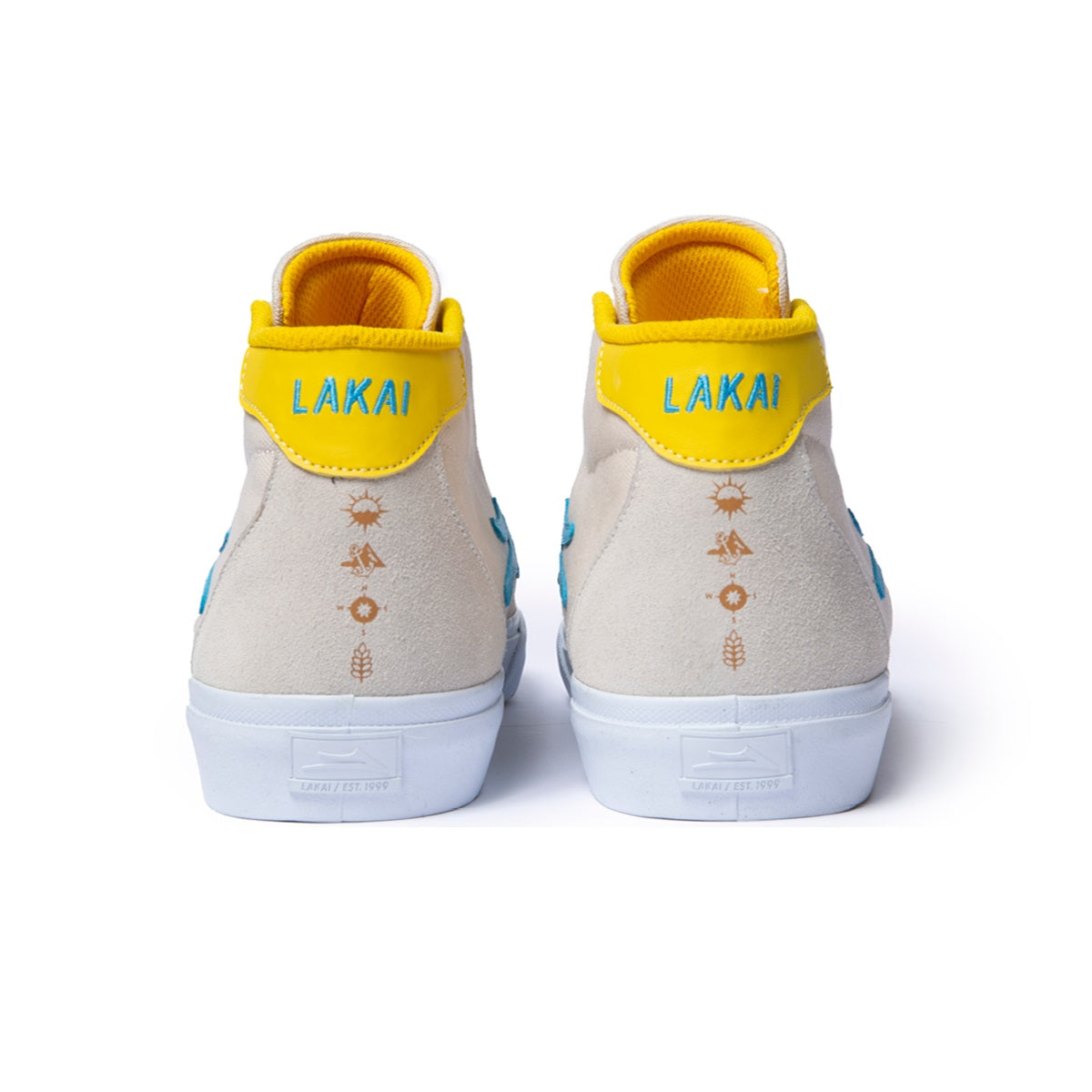Lakai Shoes Flaco II Mid - Cream Suede - Bow Shock Marketplace