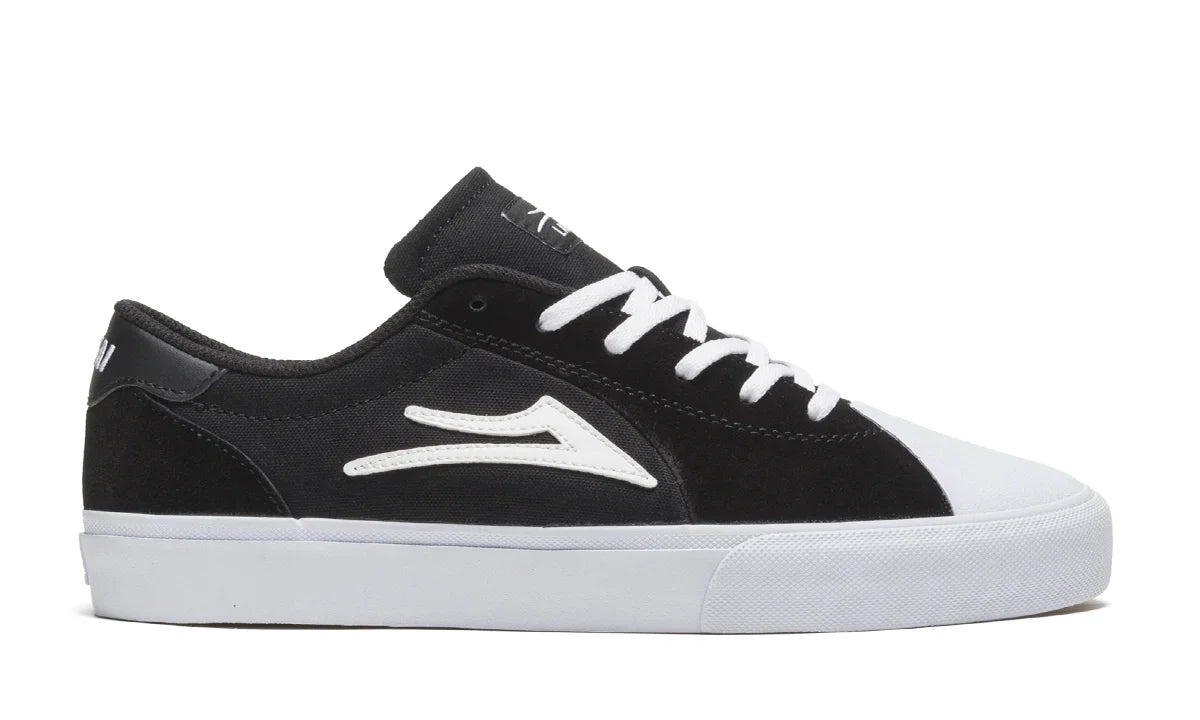 Lakai Shoes Flaco II - Black/White Suede - Bow Shock Marketplace