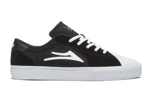 Lakai Shoes Flaco II - Black/White Suede - Bow Shock Marketplace