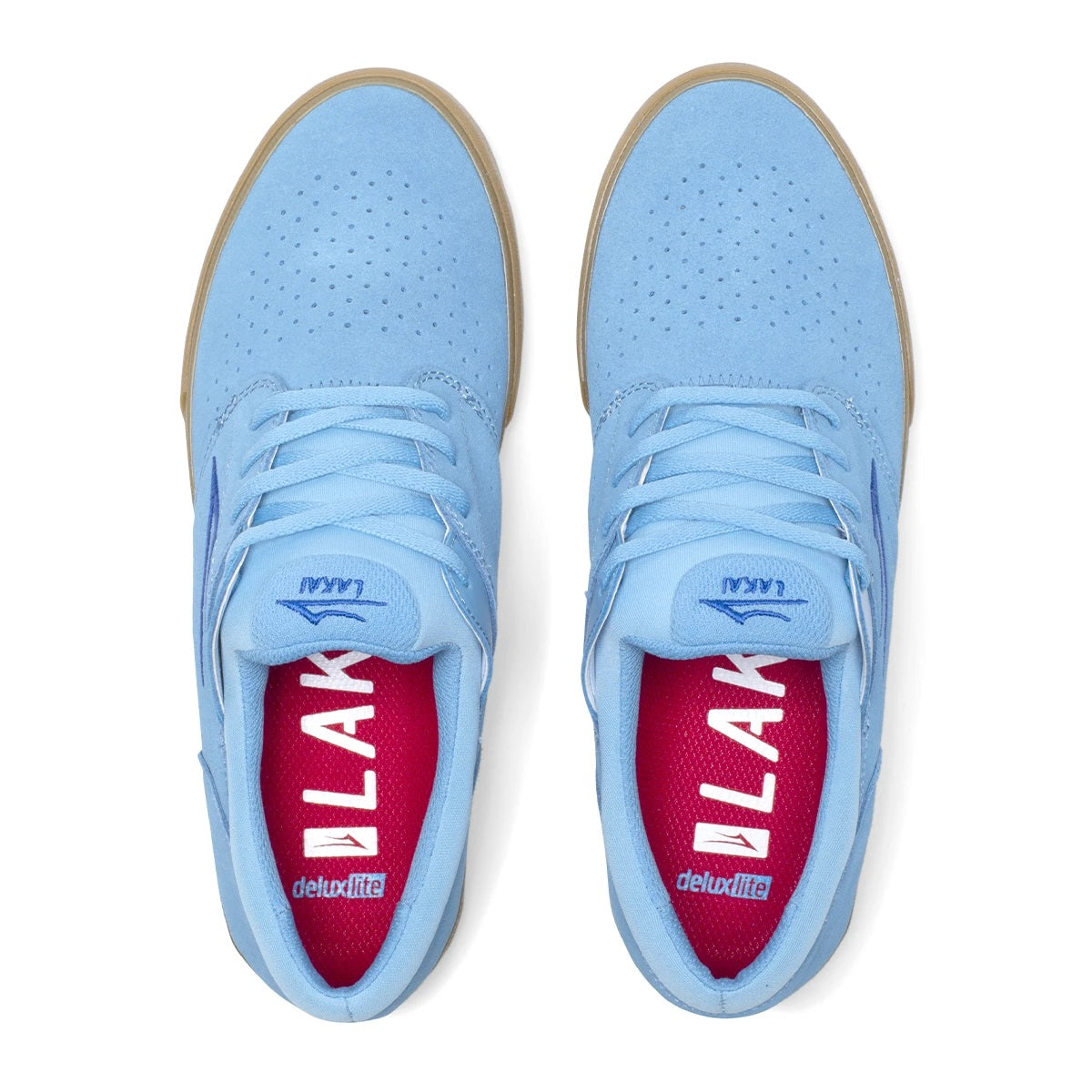Lakai Shoes Fremont Vulc - Light Blue/Gum Suede - Bow Shock Marketplace