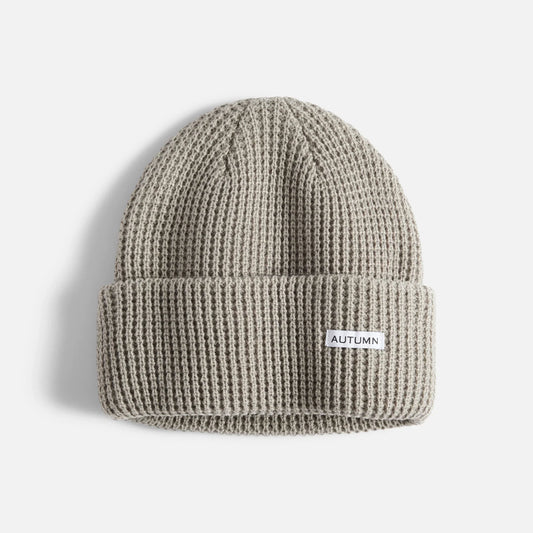 Autumn Waffle Stone Beanie