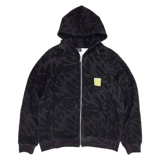 Lakai X Ripndip Flame Zip Up Hoodie (Dark Gray)