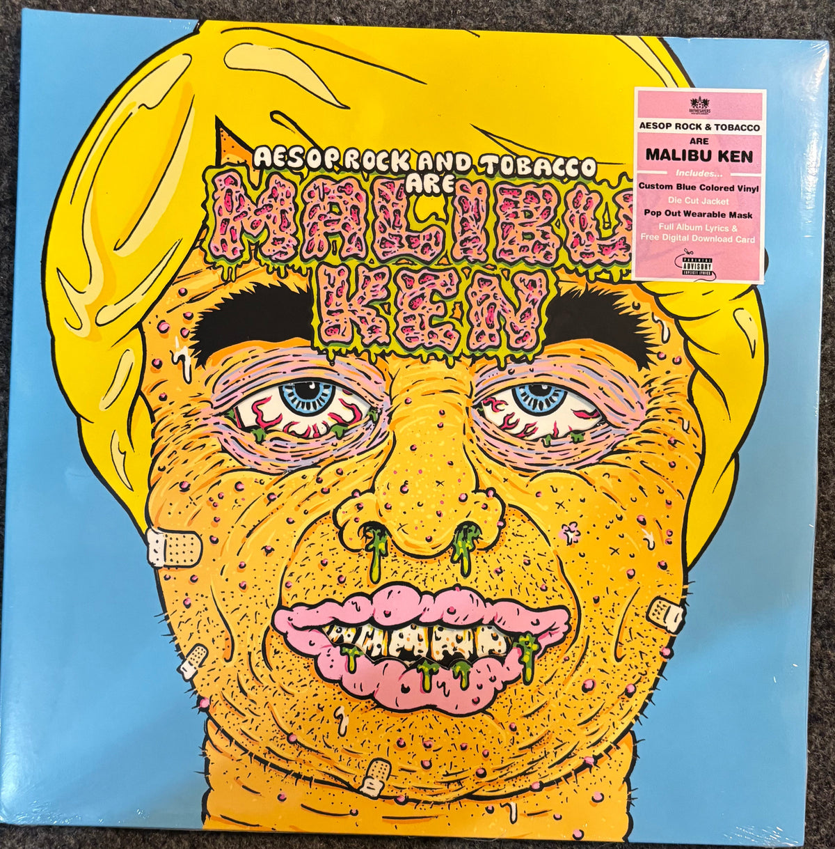 Aesop Rock & TOBACCO - Malibu Ken (Custom Light Blue) Vinyl LP Record