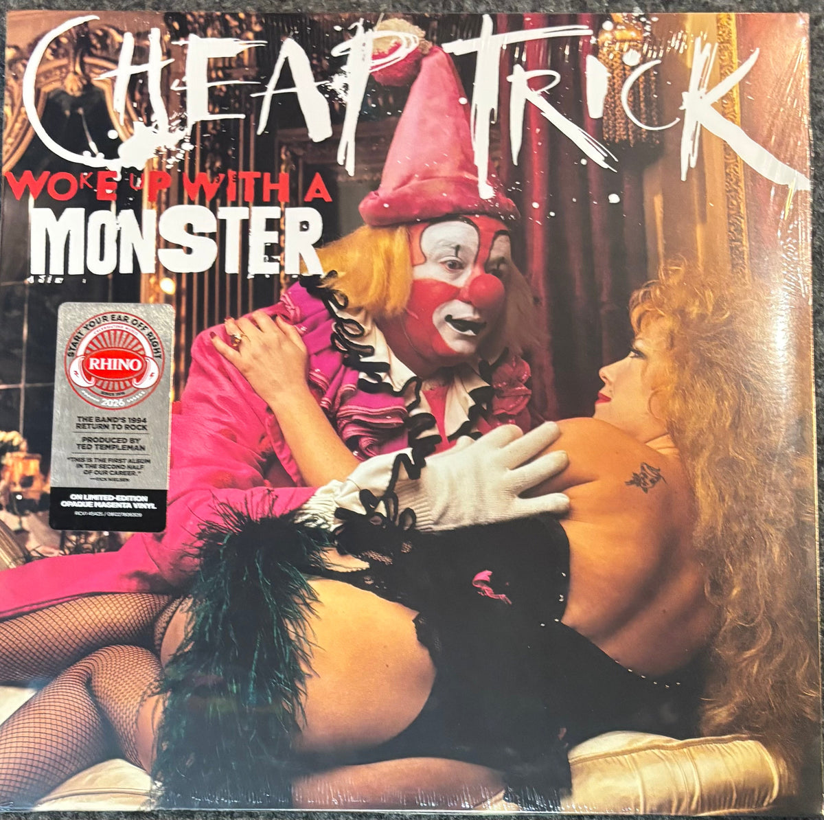 Cheap Trick - Woke Up With A Monster (syeor26) (Opaque Magenta) Vinyl LP Record