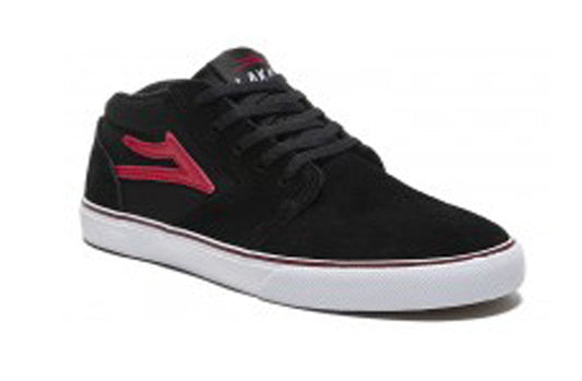 Lakai Shoes Fura High Kids - Black/Red Suede - Bow Shock Marketplace