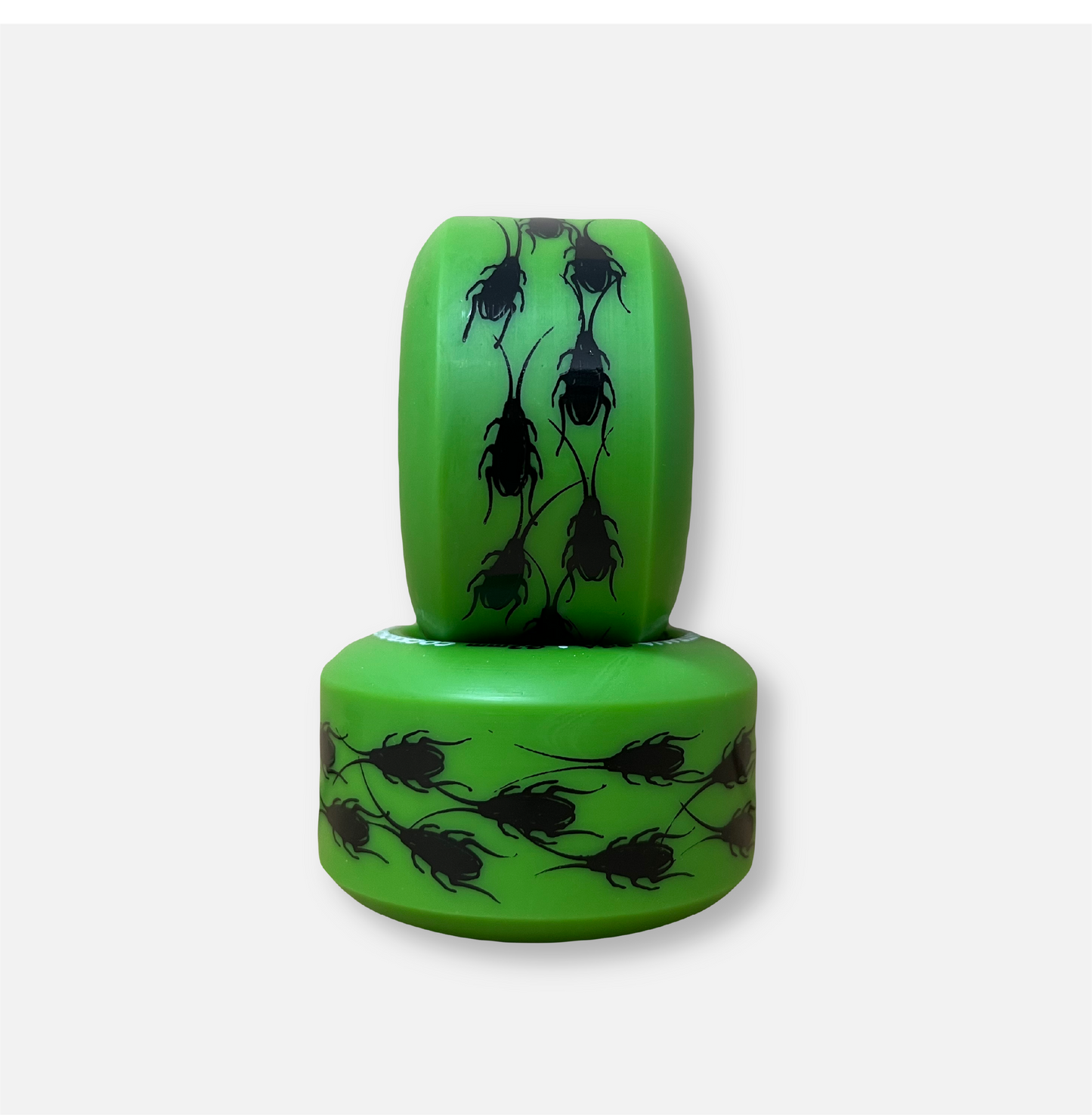 COCKROACH ORIGINAL GREEN 63mm 96A SKATEBOARD WHEELS