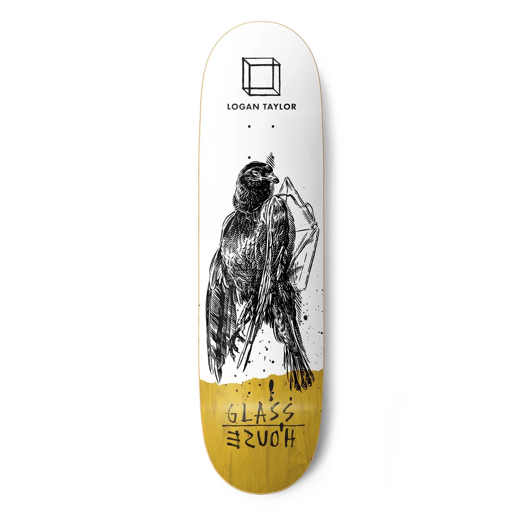 Glass House Logan Taylor Messenger 8.25" Skateboard Deck