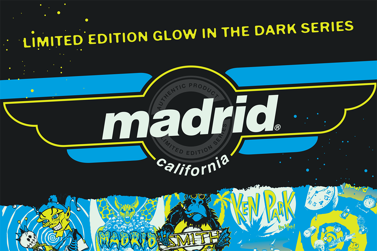 Madrid Beau Brown Bat LTD Glow In The Dark 10.25" Skateboard Deck - Bow Shock Marketplace