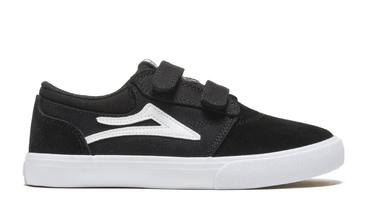 Lakai Shoes Griffin Kids - Black/White Suede - Bow Shock Marketplace