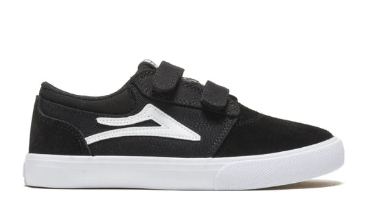 Lakai Shoes Griffin Kids - Black/White Suede - Bow Shock Marketplace