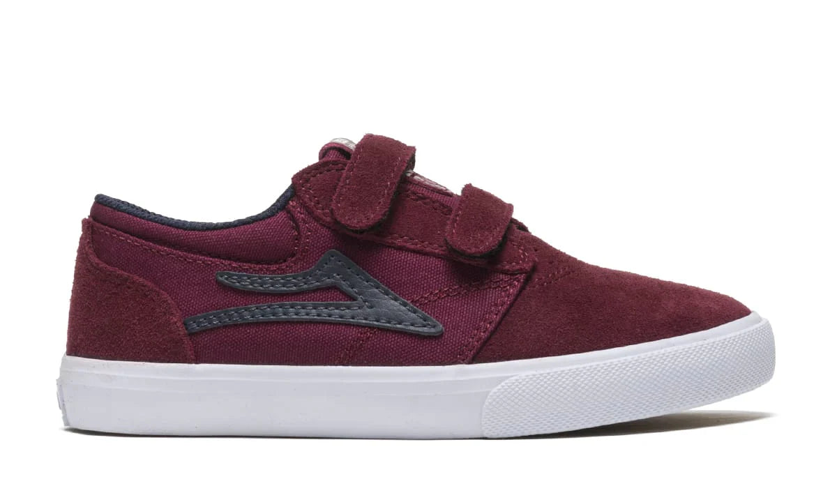 Lakai Shoes Griffin Kids - Burgundy/Navy Suede - Bow Shock Marketplace