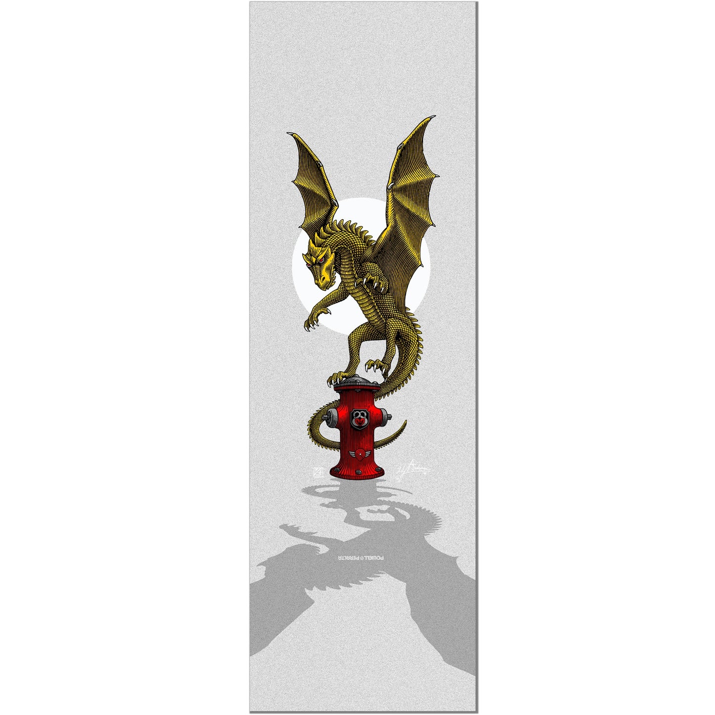 Powell Peralta Anderson Hydrant Griptape - 10.5″x33″ Clear - Bow Shock Marketplace