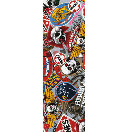 Powell Peralta Collage 2 Griptape 10.5"x33" - White - Bow Shock Marketplace