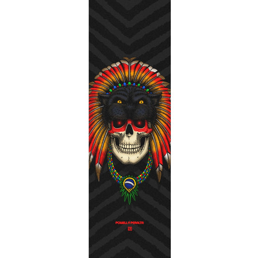 Powell Peralta Hoefler Skull Griptape - 10.5″x33″ Black - Bow Shock Marketplace