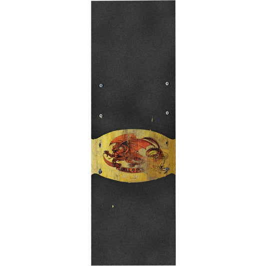Powell Peralta Oval Dragon 2 Griptape - 10.5"x33" Black - Bow Shock Marketplace