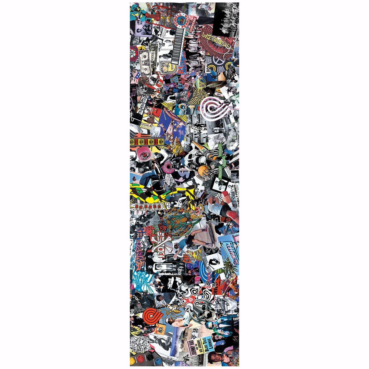 Powell Peralta Collage Griptape 9"x33" - White - Bow Shock Marketplace