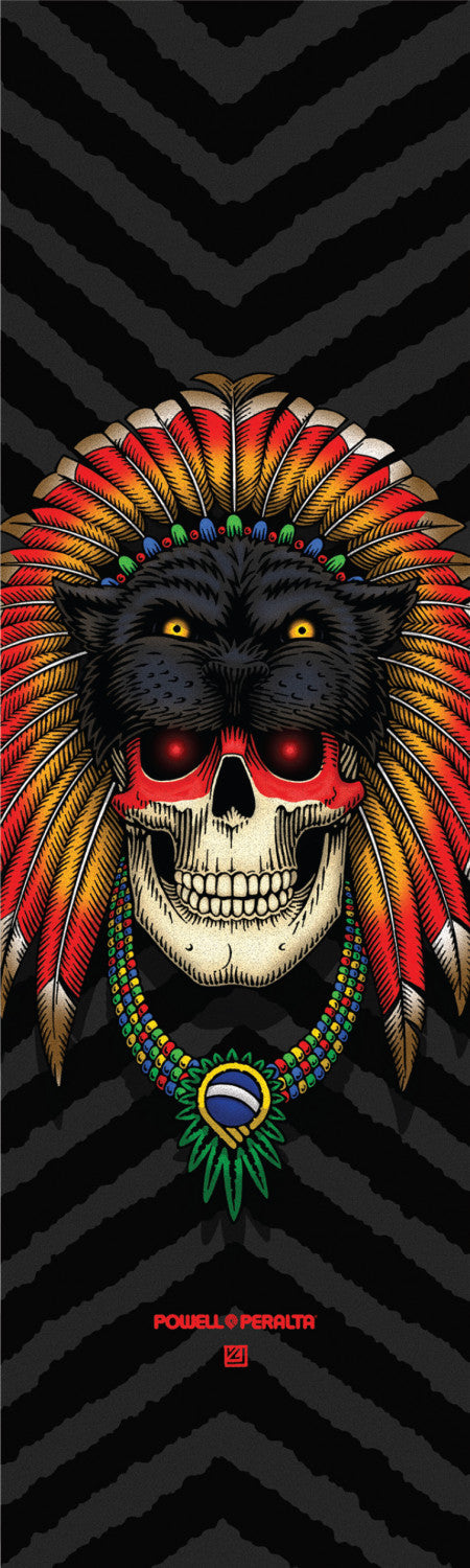 Powell Peralta Hoefler Skull Graphic Premium Skateboard Grip Tape