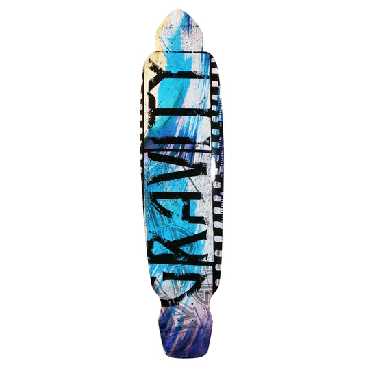 Gravity Film Strip Longboard Deck - 43″ - Bow Shock Marketplace