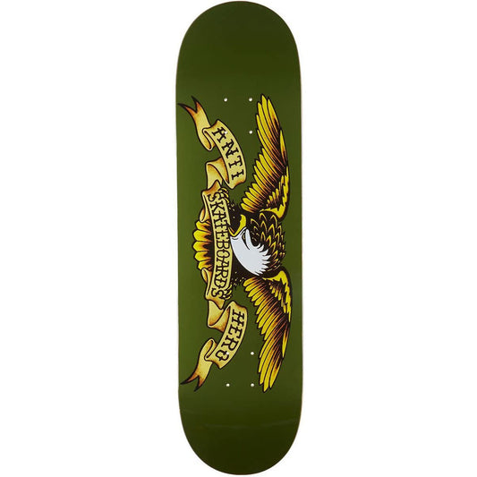Anti Hero Classic Eagle Green 8.38" Deck - Bow Shock Marketplace