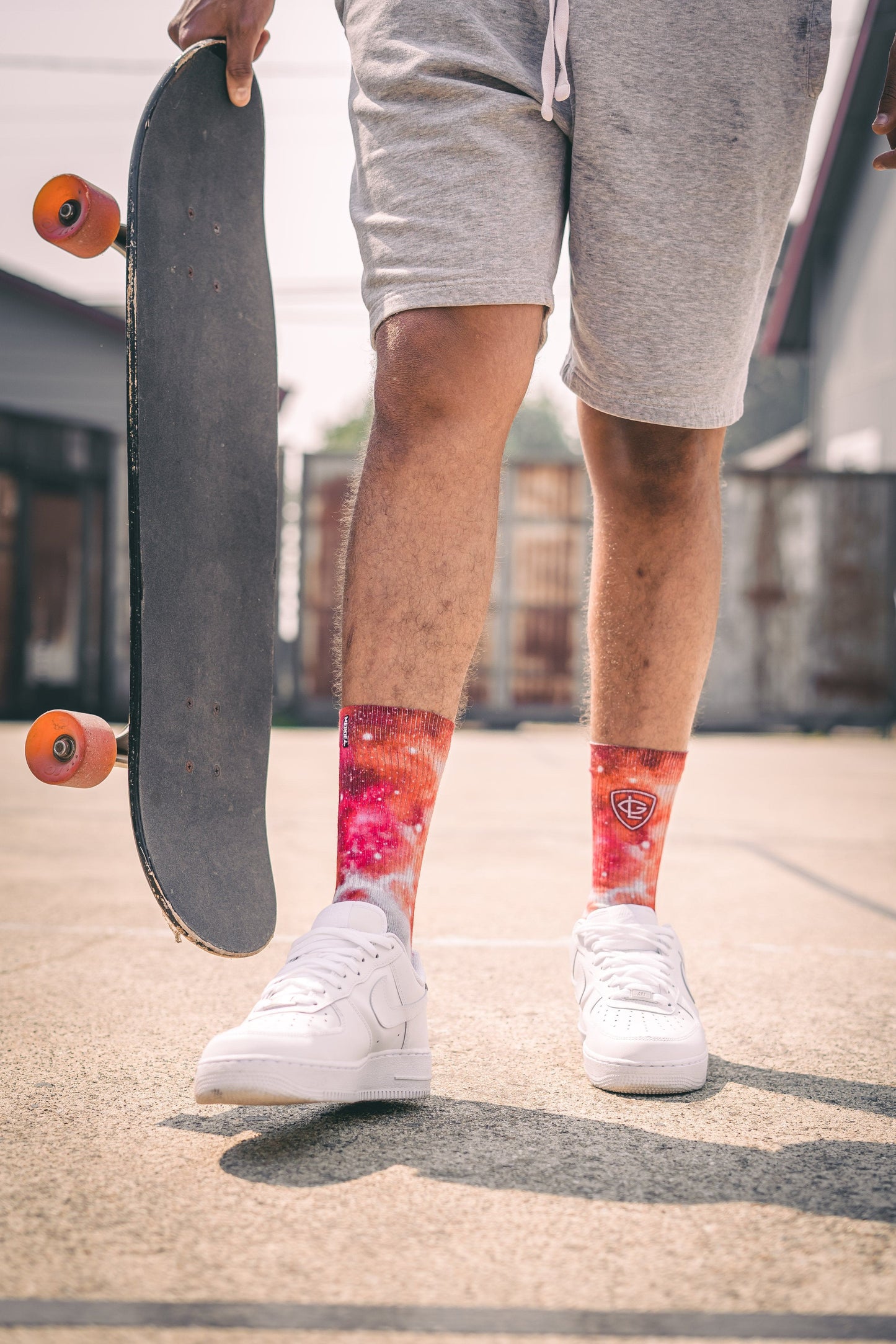Greg Lutzka Crimson Sky Crew Socks
