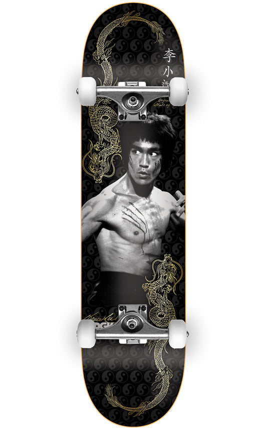 DGK x Bruce Lee Balance Embossed Skateboard Complete - 8.25"