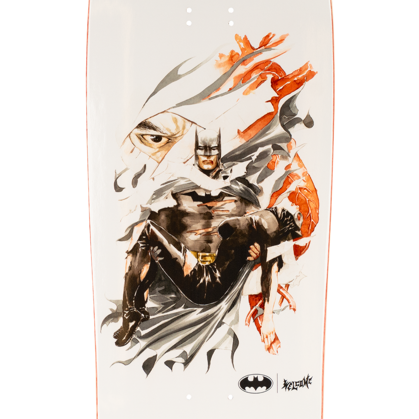 Welcome x Batman Heart of Hush on Gaia Deck - 9.6″ Bone White - Bow Shock Marketplace