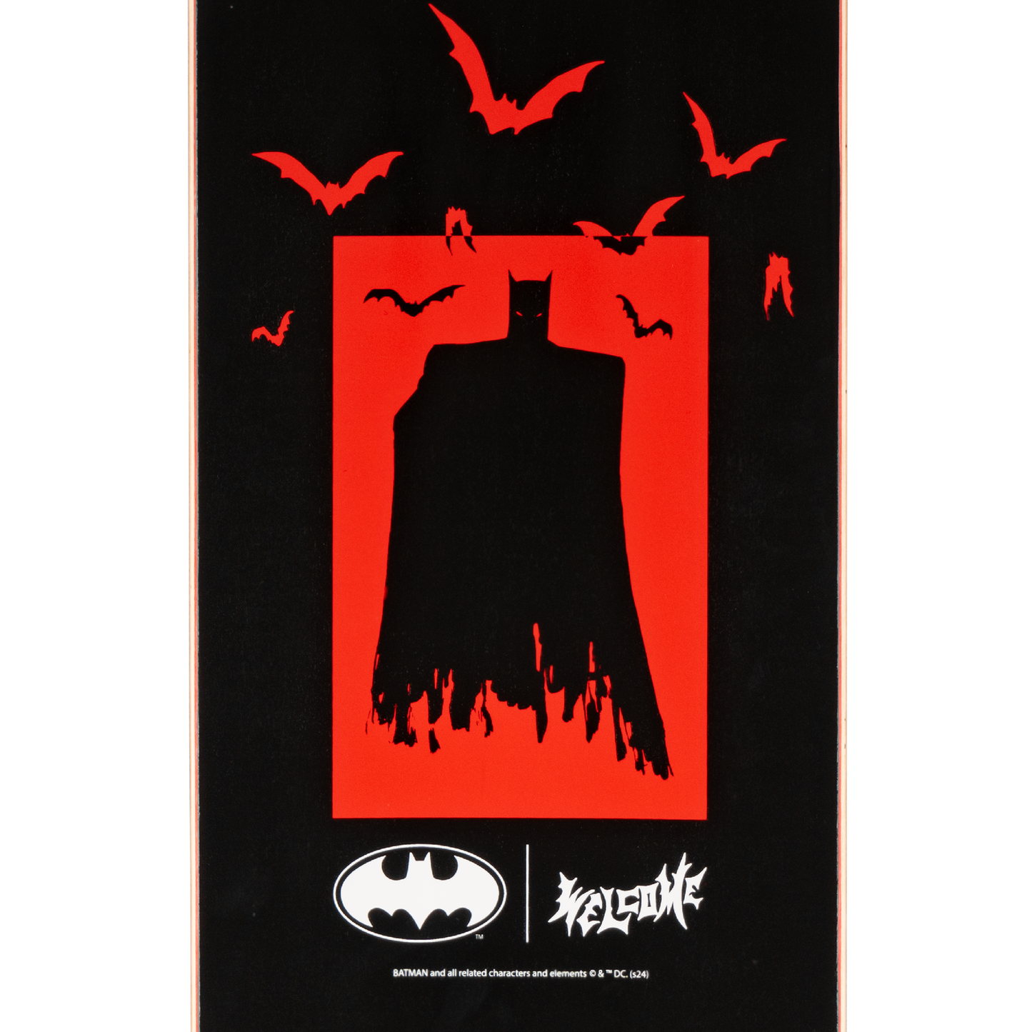 Welcome x Batman Heart of Hush on Popsicle Deck - 8.5″ Bone White - Bow Shock Marketplace