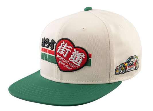 DGK x Kaido House Raceway Snapback Hat - Natural