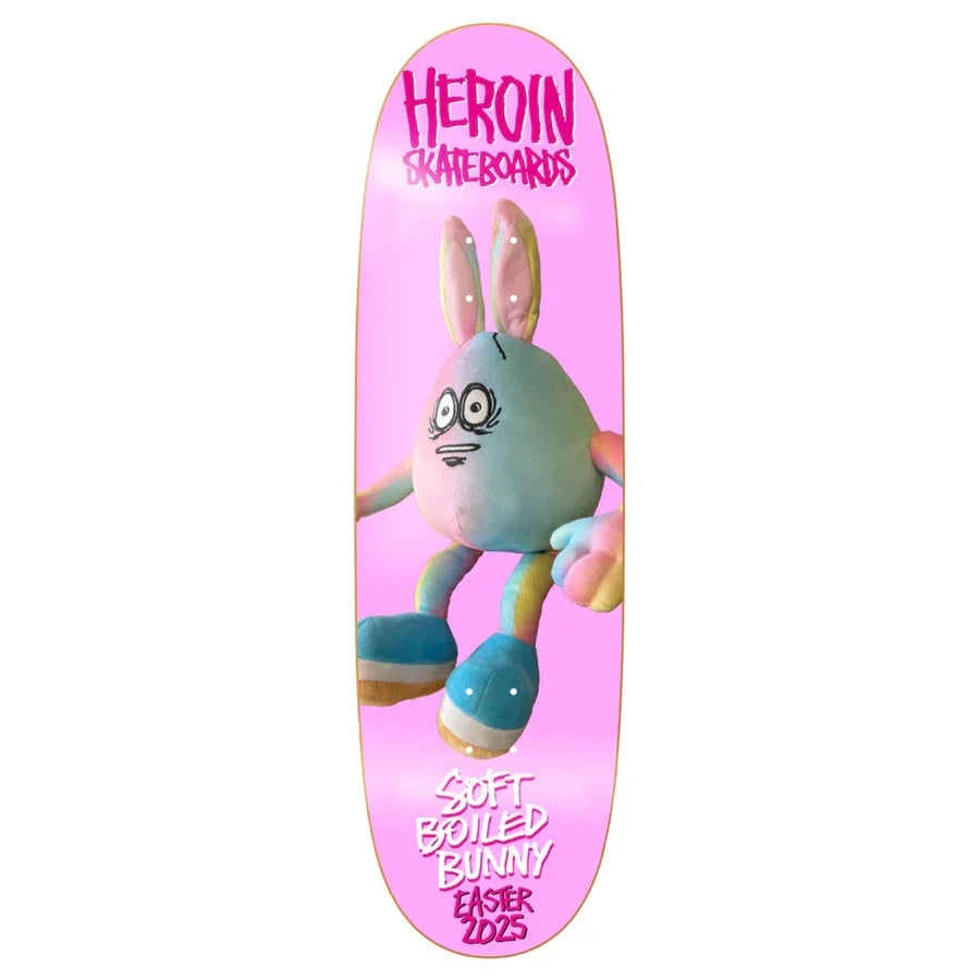 Heroin Soft Boiled Bunny 9.125" Skateboard Deck - Bow Shock Marketplace