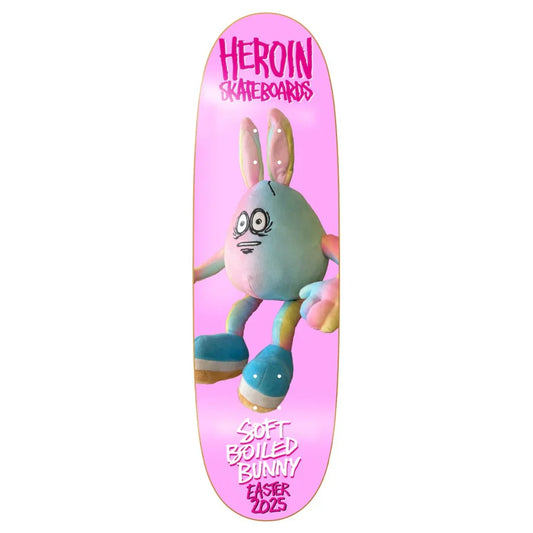 Heroin Soft Boiled Bunny 9.125" Skateboard Deck