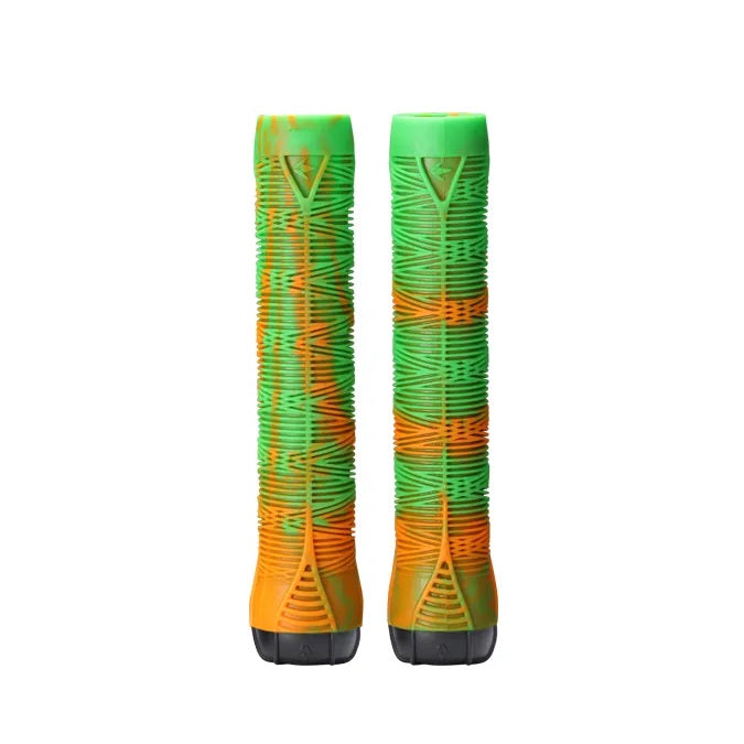 Envy Hand Grips V2 - Green/Orange (Pair) - Bow Shock Marketplace