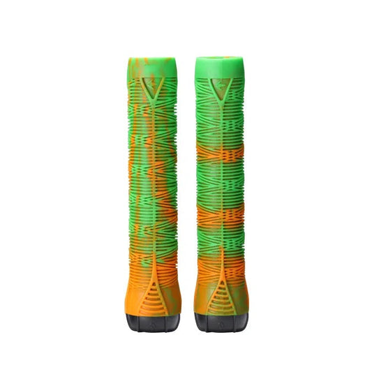 Envy Hand Grips V2 - Green/Orange (Pair) - Bow Shock Marketplace