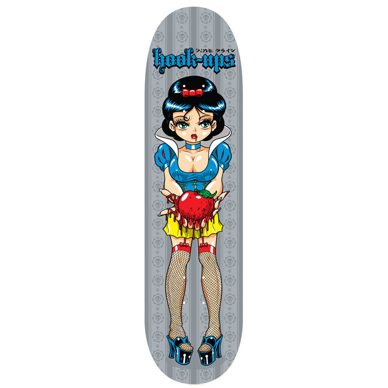Hook-Ups Evil Snow White Skateboard Deck - 8.25" - Bow Shock Marketplace