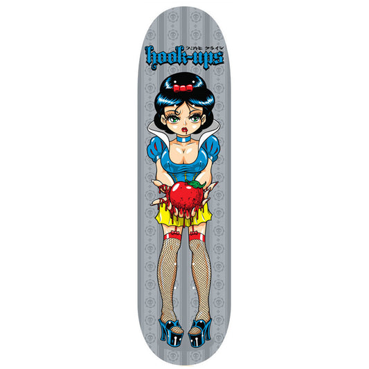 Hook-Ups Evil Snow White Skateboard Deck - 8.25" - Bow Shock Marketplace