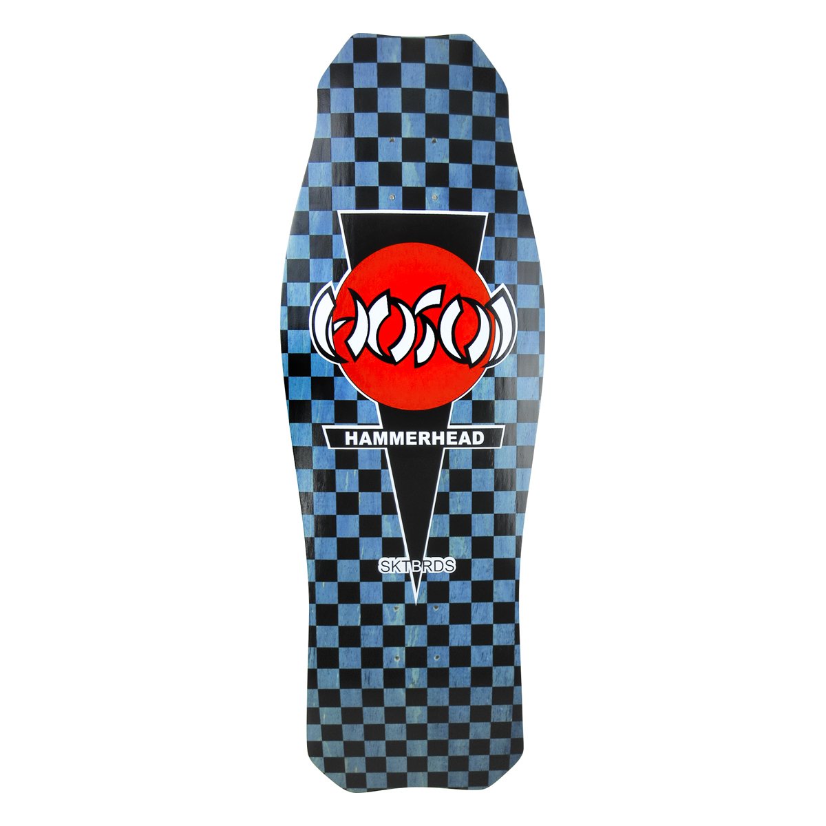 Hosoi Skateboards O.G. Hammerhead Checkerboard Deck 10.5" Skateboard Deck - Bow Shock Marketplace