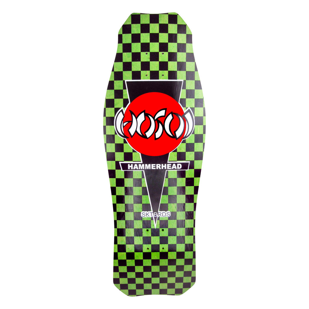 Hosoi Skateboards O.G. Hammerhead Checkerboard Deck 10.5" Skateboard Deck - Bow Shock Marketplace
