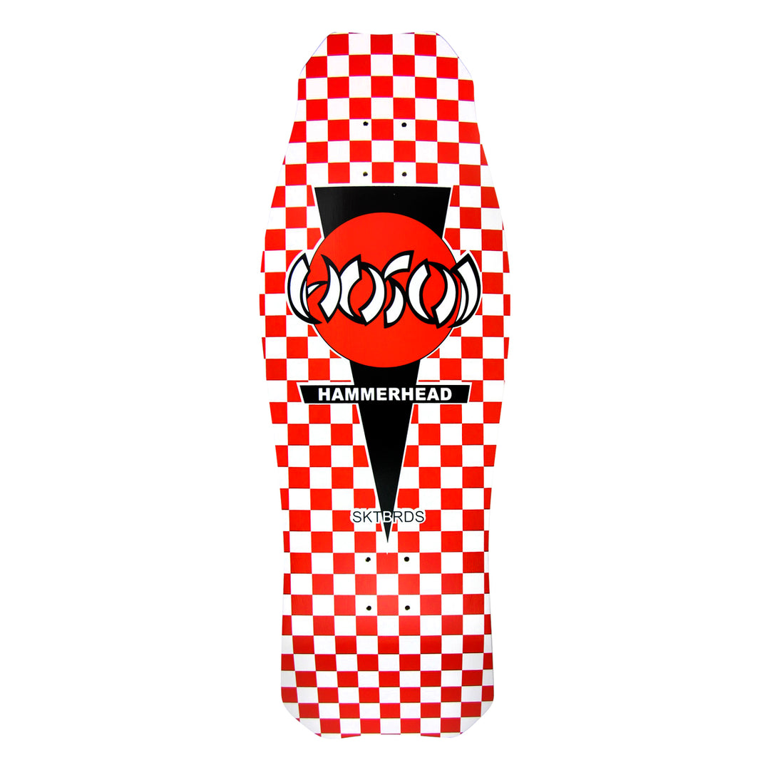 Hosoi Skateboards O.G. Hammerhead Checkerboard Deck 10.5" Skateboard Deck - Bow Shock Marketplace
