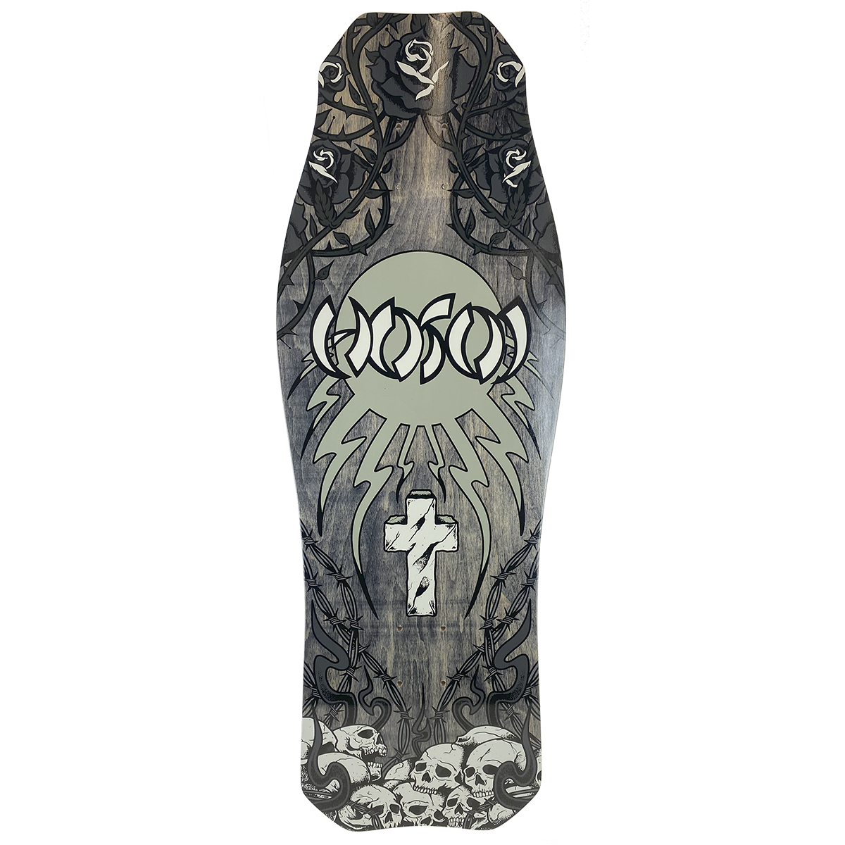 Hosoi Skulls & Roses OG Hammerhead 10.5" Skateboard Deck