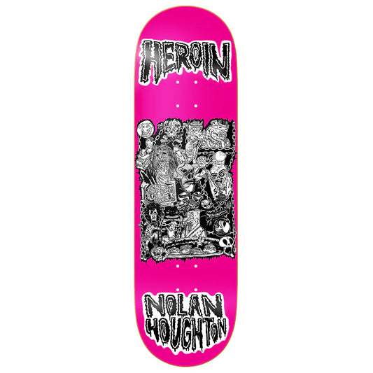 Heroin Nolan Houghton Allegory of Fear Skateboard Deck - 9.5"