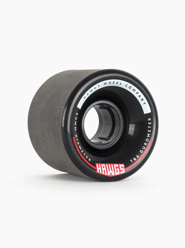 Hawgs Chubby Wheels 60mm 78a - Black (Set of 4) - Bow Shock Marketplace