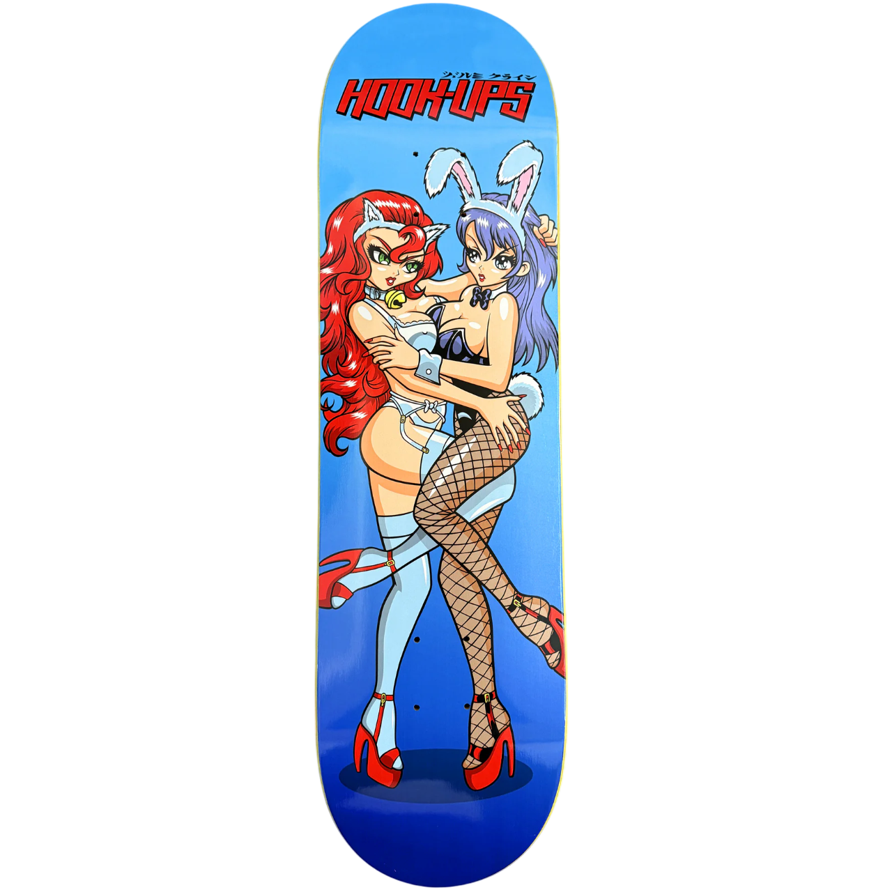 Hook-Ups Catfight Skateboard Deck - 8.5" - Bow Shock Marketplace