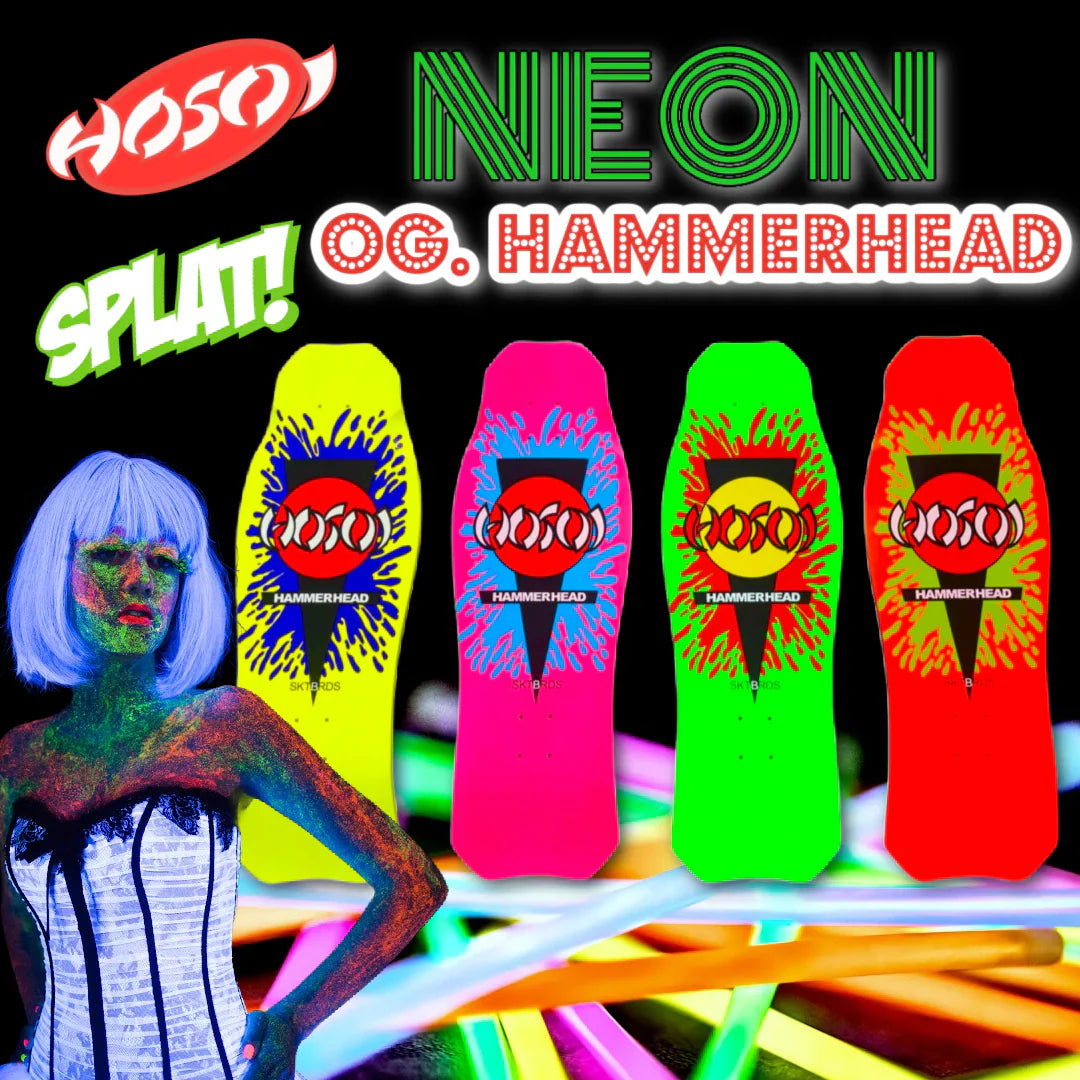 HOSOI OG HAMMERHEAD SPLAT 10.5" SKATEBOARD DECK - Bow Shock Marketplace