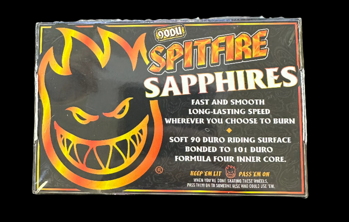 Spitfire Sapphires Conical Full Neon Pink 60mm Skateboard Wheels