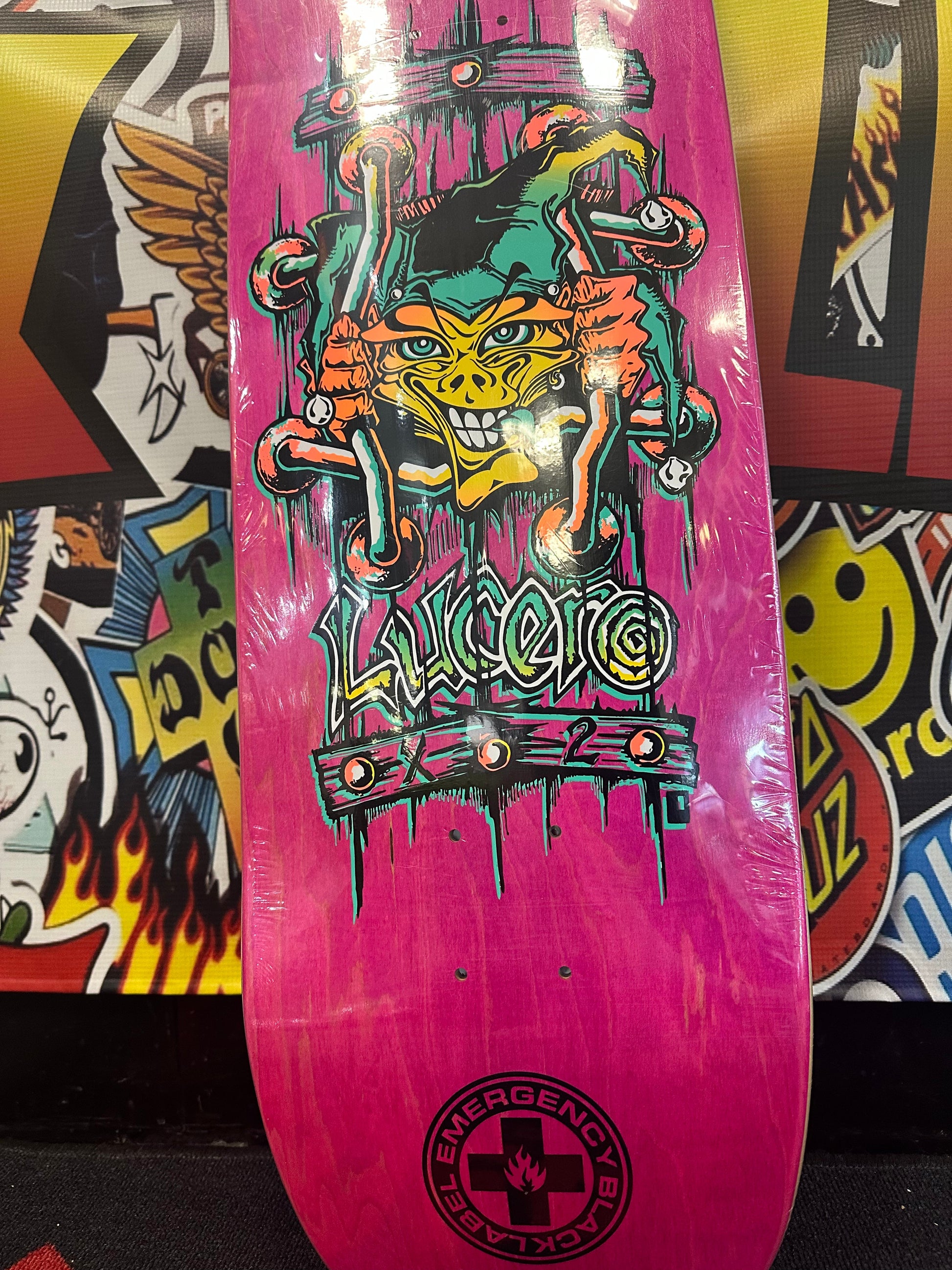 BLACK LABEL JOHN LUCERO "X2" 9.5" TUGBOAT SKATEBOARD DECK - Bow Shock Marketplace