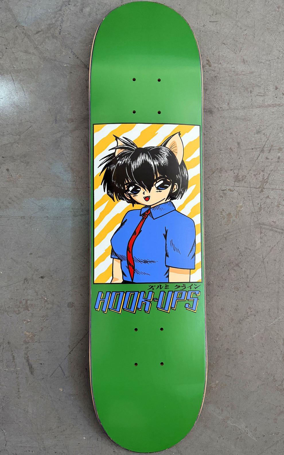 Hook Ups Cat Girl 2 7.5" Skateboard Deck - Bow Shock Marketplace